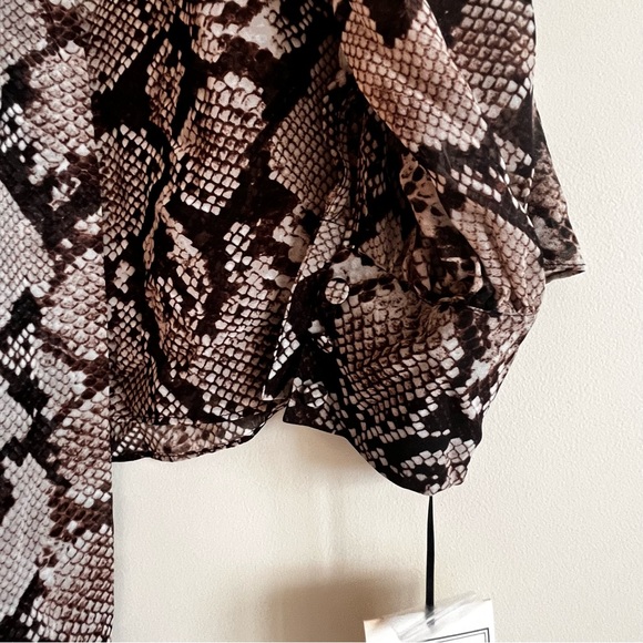 ***RARE*** BNWT ALTUZARRA X TARGET SNAKE PRINT BLOUSE WITH WRAP SCARF - Picture 10 of 13